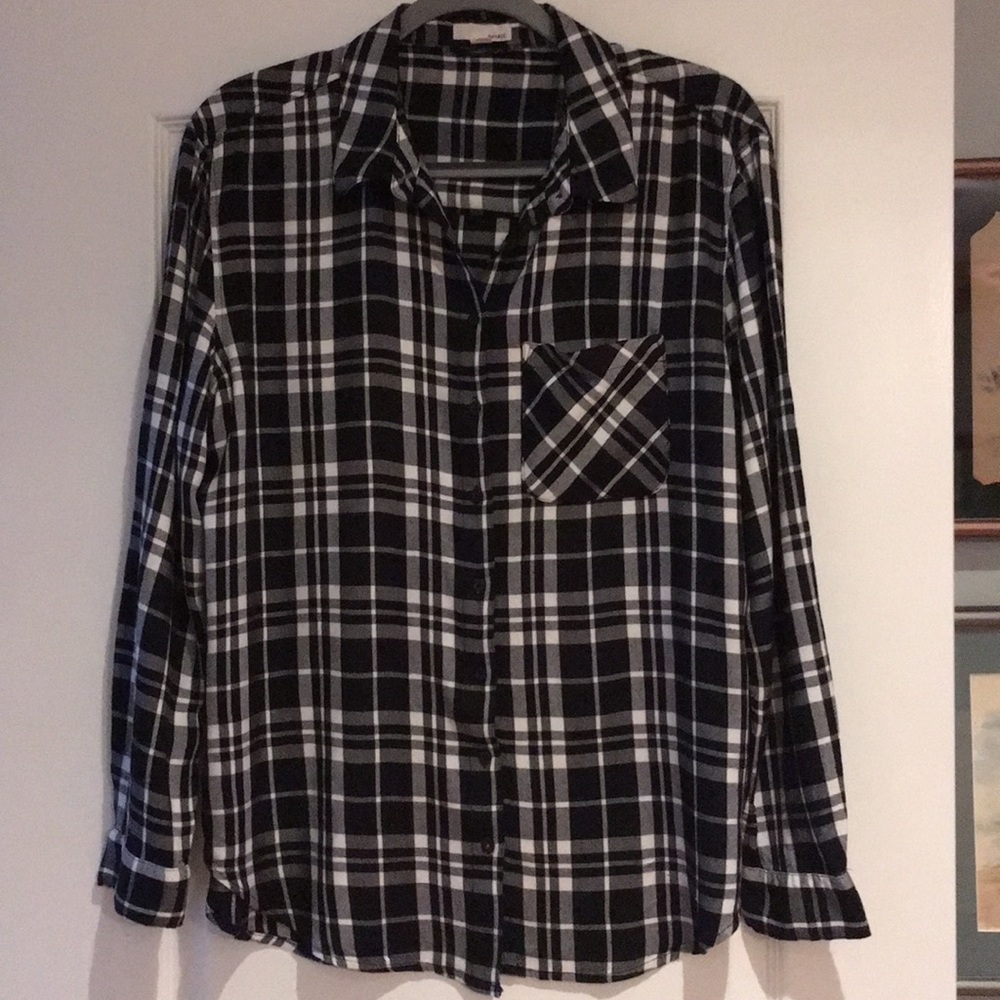 Flannel button down shirt